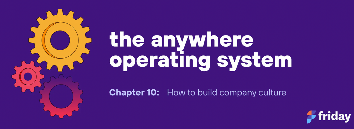 Chapter 10: How to build company culture from anywhere