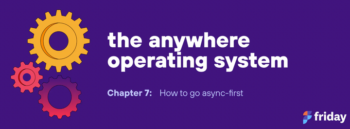 Chapter 7: How to go async-first